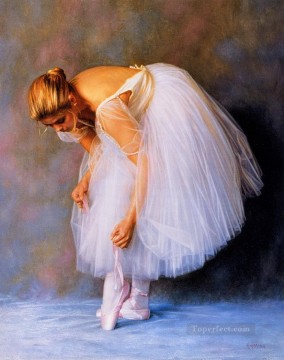 Dancing Ballet Painting - impressionistic ballet dancer